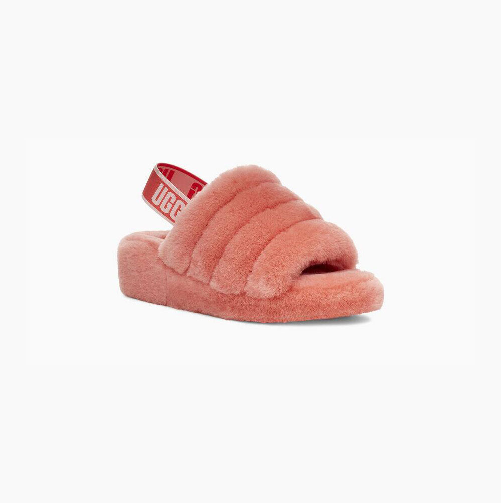 UGG Fluff Yeah - Badesandaler Dame - Korall (NO-W982)